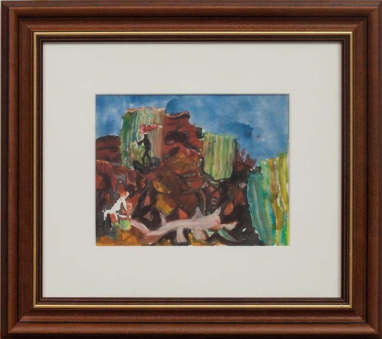 SVEN X:ET ERIXSON, akvarell, signerad och daterad -68?.