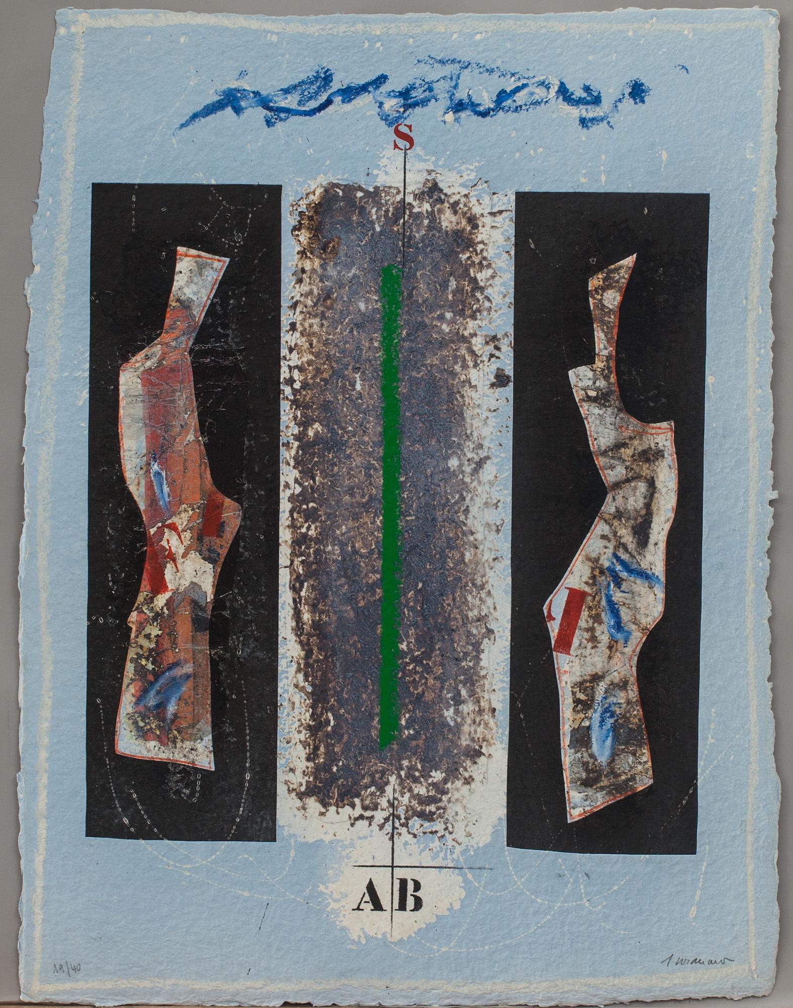 JAMES COIGNARD, carborundumetsning, signerad och numrerad 19/40.