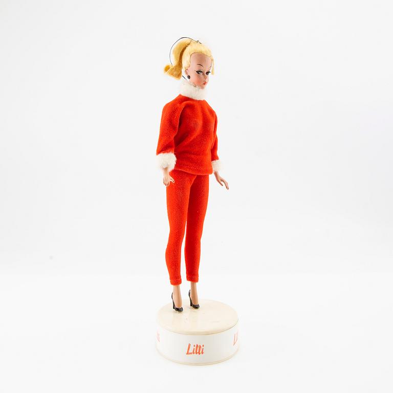 "Bild-Lilli", docka, Reinhard Berthier, Greiner & Hausser Gmbh, Tyskland, tillverkningsperiod 1955-64.