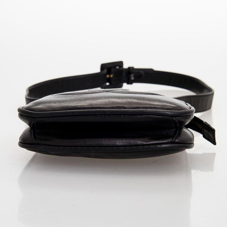 Chanel, a leather belt bag, 1989-1991.