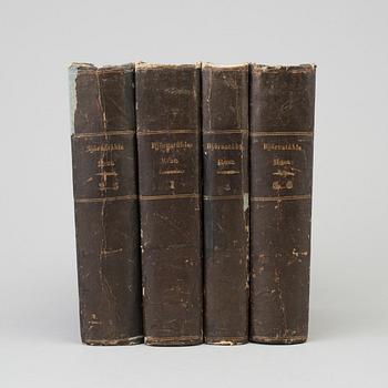 JOHAN JACOB BJÖRNSTÅHL, "Resa til Frankrike, Italien...",4 band, utg. C. Chr. Gjörwell. I-VI. (A. J. Nordström) 1780-84.