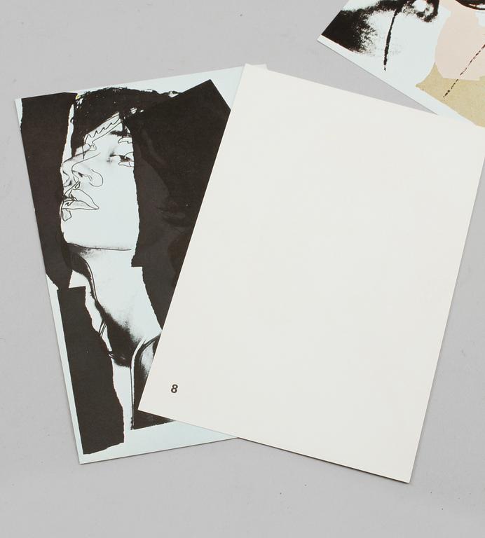 ANDY WARHOL, "Mick Jagger" Castelli Graphics, 1975.