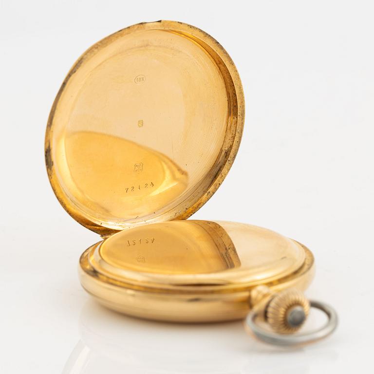 Pocket watch, hunter, 53 mm.