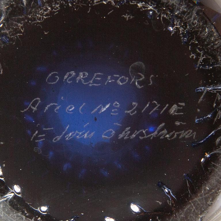 Edvin Öhrström, vas Ariel 1954 signerad.