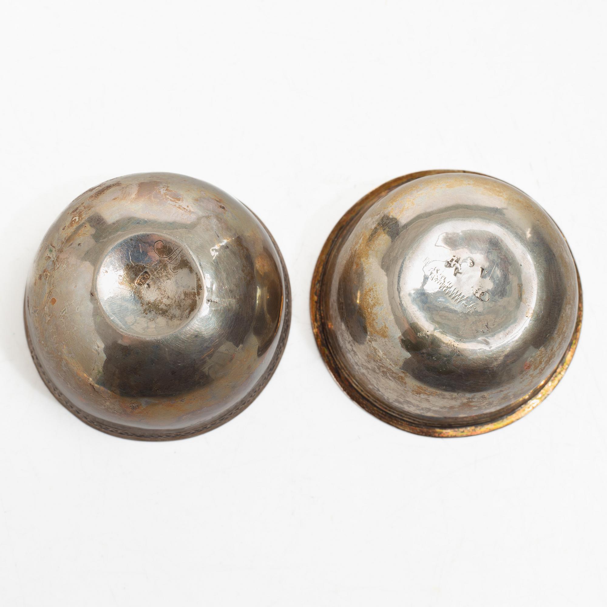 Seven silver tumbler, Sweden, 18th/19th century.