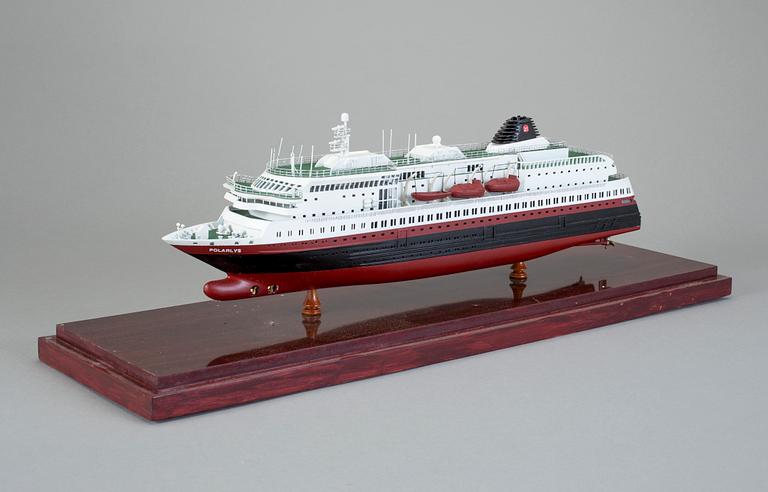 FARTYGSMODELL, hurtigruttsfartyg "Polarlys", 2000-tal.