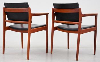 KARMSTOLAR, ett par, 1950-60-tal.