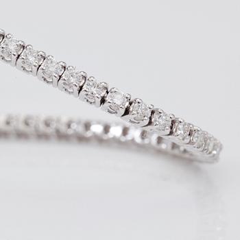 ARMBAND, briljantslipade diamanter totalt ca 2,25 ct.