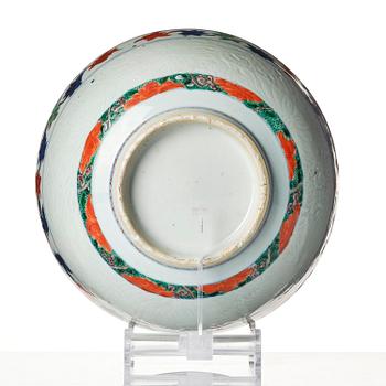 A famille verte bowl, Qing dynasty, Kangxi (1662-1722).