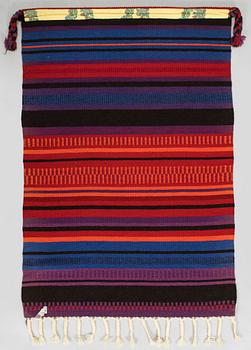 Elsa Montell-Saanio, rana / väggbonad, "En natt i fjällen" Finland. Ca 128 x 87 cm.