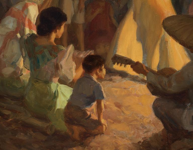 Fernando Cueto Amorsolo, Pandanggo sa Ilaw (Fandango with the Light).