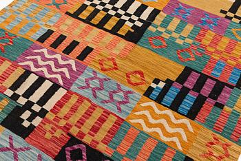 Kilim, modern, approx. 205 x 150 cm.