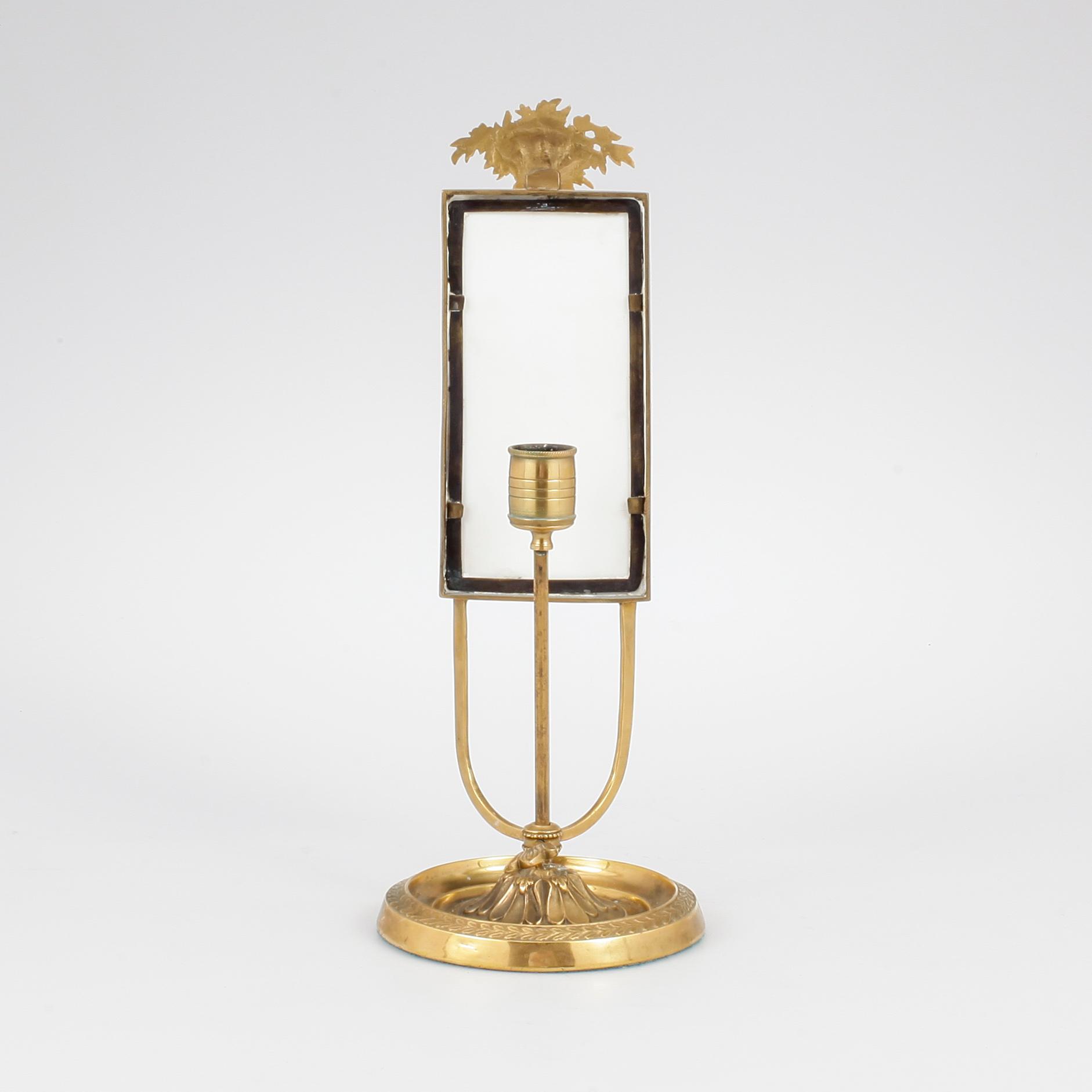 LÄSLJUSSTAKE, empire, 1800-tal.