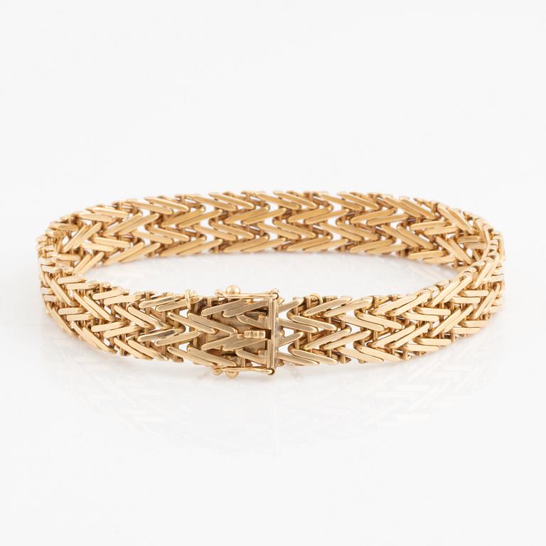 Guldlänk, 18K guld.