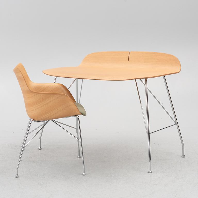 Philippe Starck, skrivbord och stol, "Earl of Wood", Kartell.