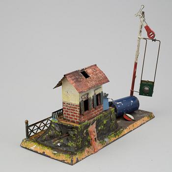 TÅGTILLBEHÖR, 4 st, bla Märklin Tyskland 1900-talets första del.