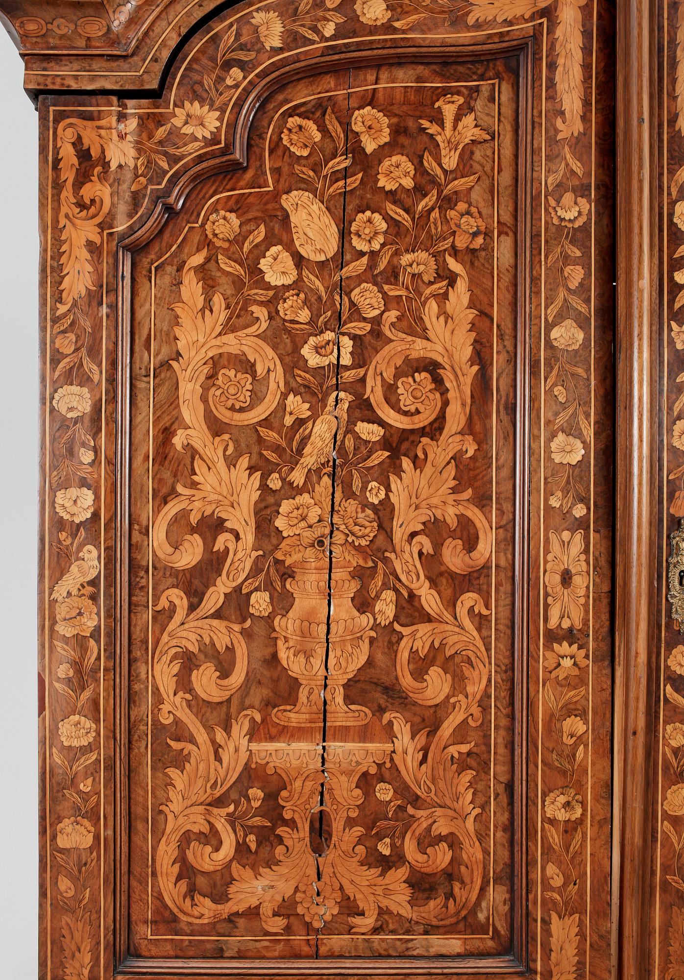 SKÅP, barock, Holland, 1700/1800-tal.