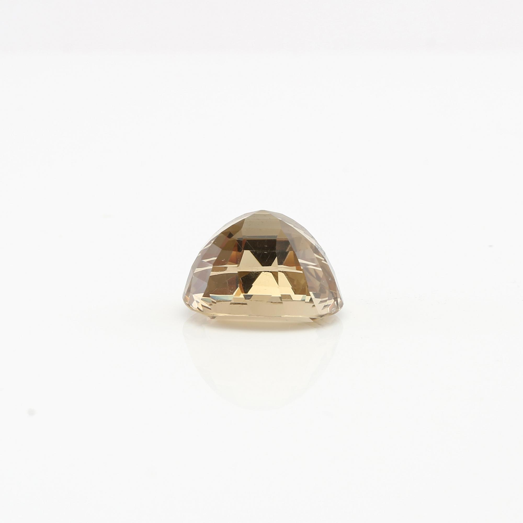 Loose, step-cut citrine, likely from Wiwen Nilsson's workshop.