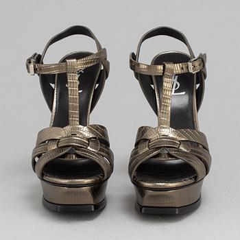 YVES SAINT LAURENT, skor, "Tribute sandal", storlek 38 1/2.