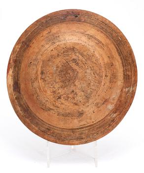 SKÅLFAT, lergods, allmoge, daterat 1795.