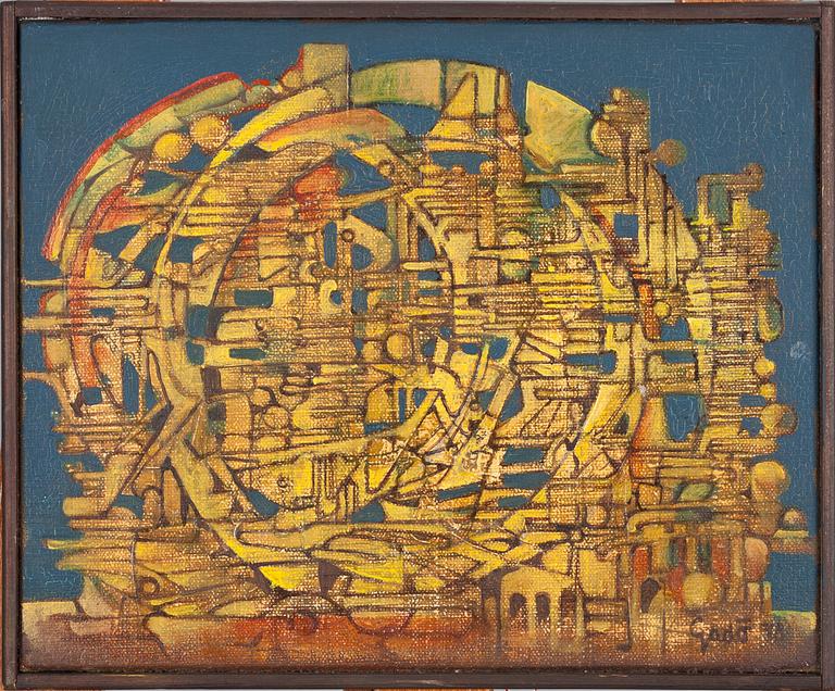 BERTIL GADÖ, olja på duk. Signerad och daterad -78.