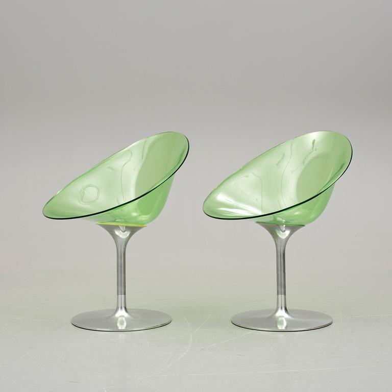 STOLAR, ett par, "Eros", Philippe Starck, Kartell, Italien, 1900-/2000-tal.