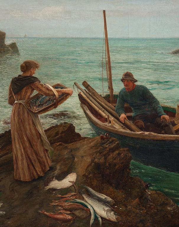 Charles Napier Hemy, "The fisherman's sweetheart".