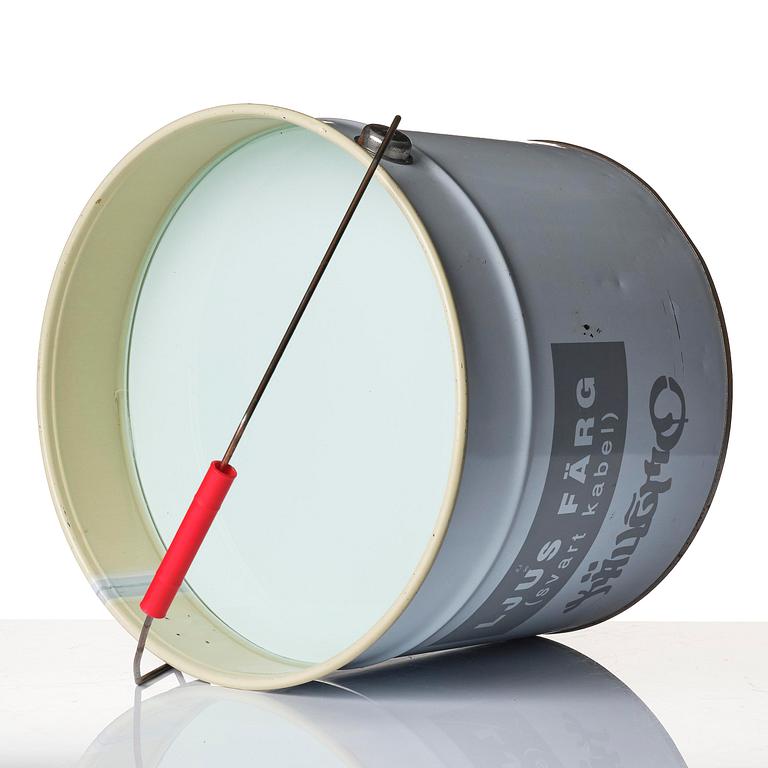 Fredrik Wretman, bordslampa/ljusobjekt, "LJUS FÄRG (Svart kabel)", ed. 9/360, Källemo, Värnamo, efter 2005.