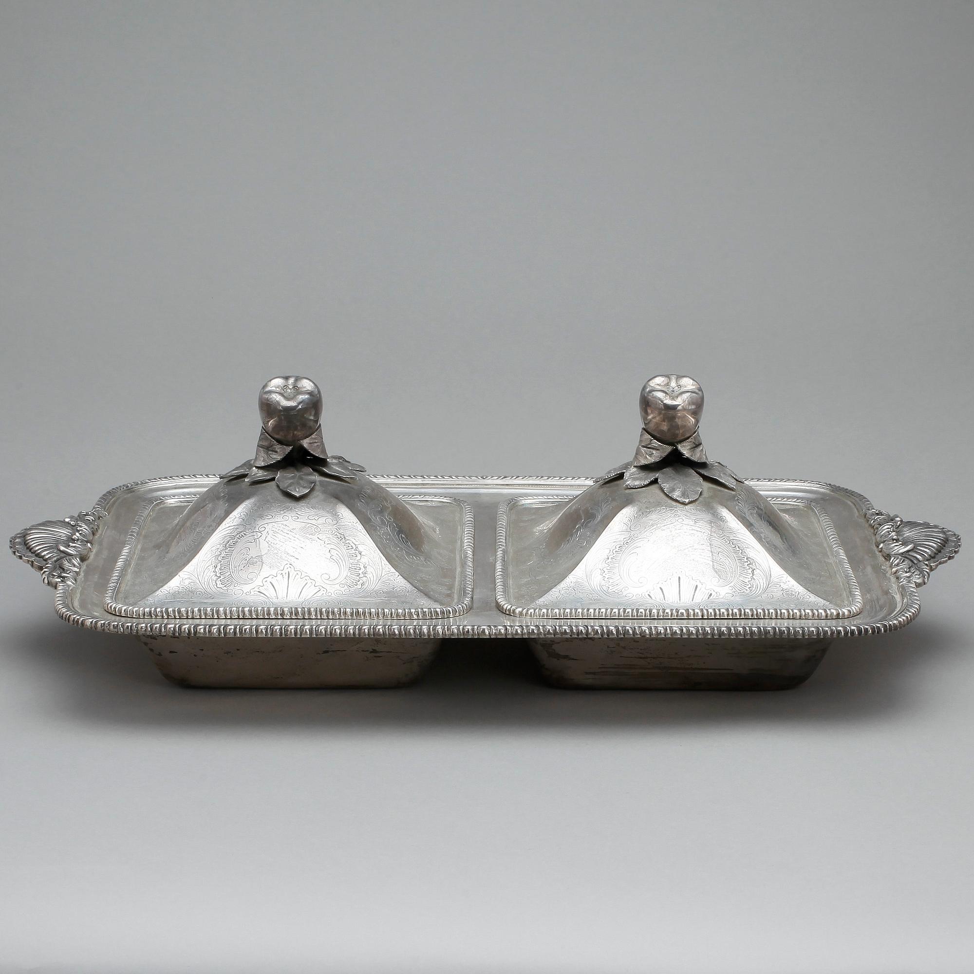 DUBBELKAROTT, silver, Porto, Portugal, 1900-tal. Vikt ca 3240g.