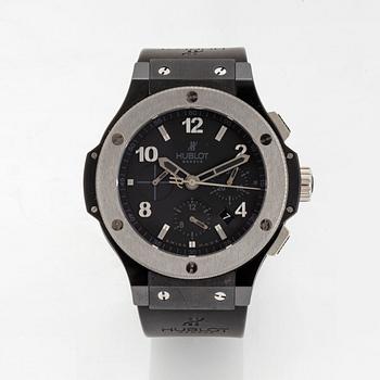 Hublot, Big Bang Ice, chronograph, wristwatch, 44 mm.
