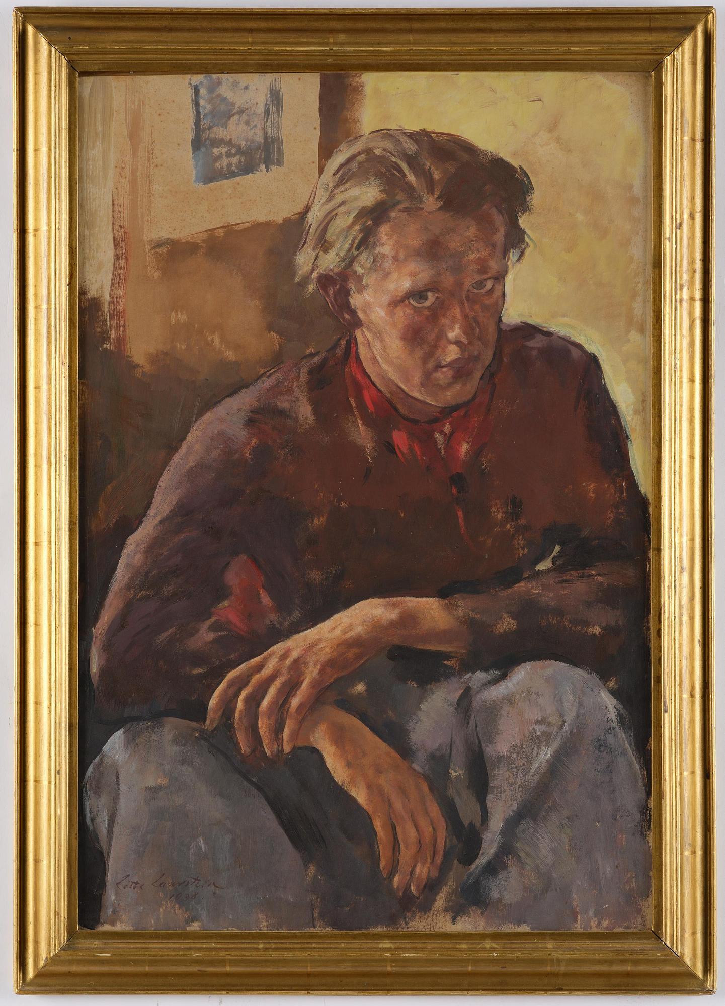 Lotte Laserstein, Portrait of Louis Hahne.