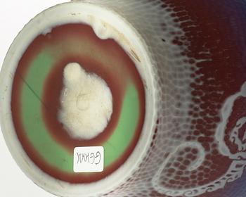 A Simon Gate cameo glass vase.