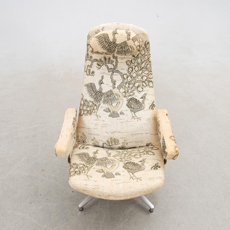 Alf Svensson, Swivel armchair, "Contourett Roto", DUX, 1970s/80s.