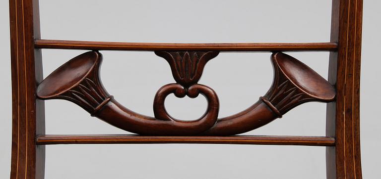 STOLAR, 4 st, senempire, 1800-talets mitt.