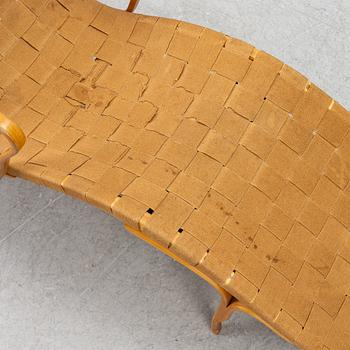 Bruno Mathsson, a 'Pernilla 3' lounge chair, Karl Andersson, 1960s.
