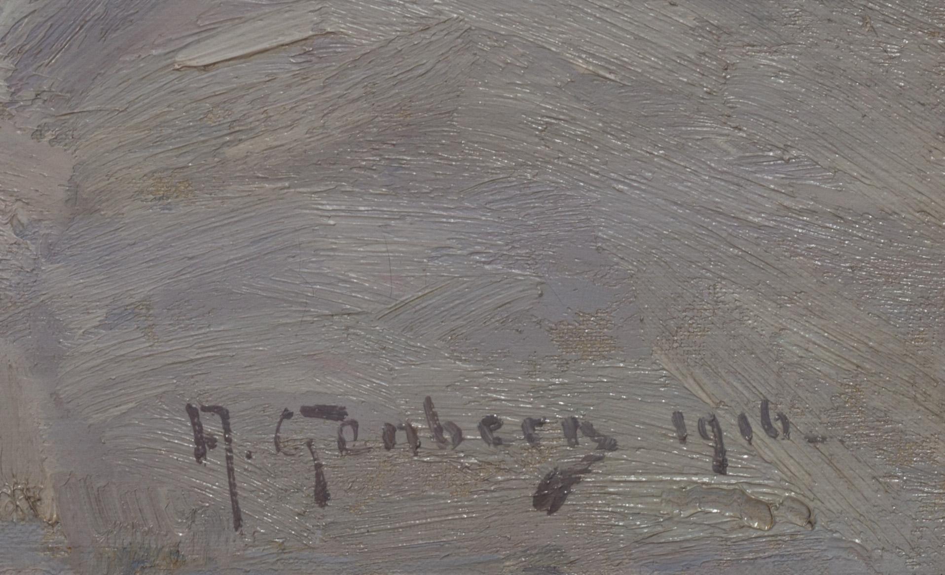 ANTON GENBERG, olja på duk, signerad o daterad 1906.