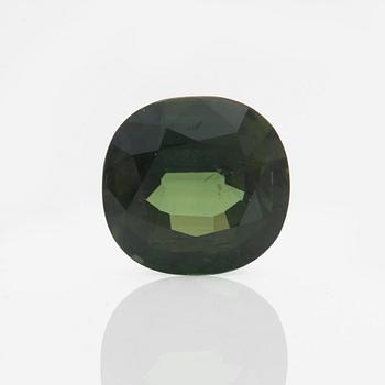 LÖS SAFIR, grön, 6.52ct.