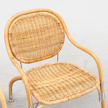 Mats Theselius, karmstolar, ett par, "Nätön", IKEA, 2000-tal.