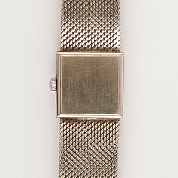 Longines. Platina. Manuell. 17x17 mm. mitten av 1900-talet.