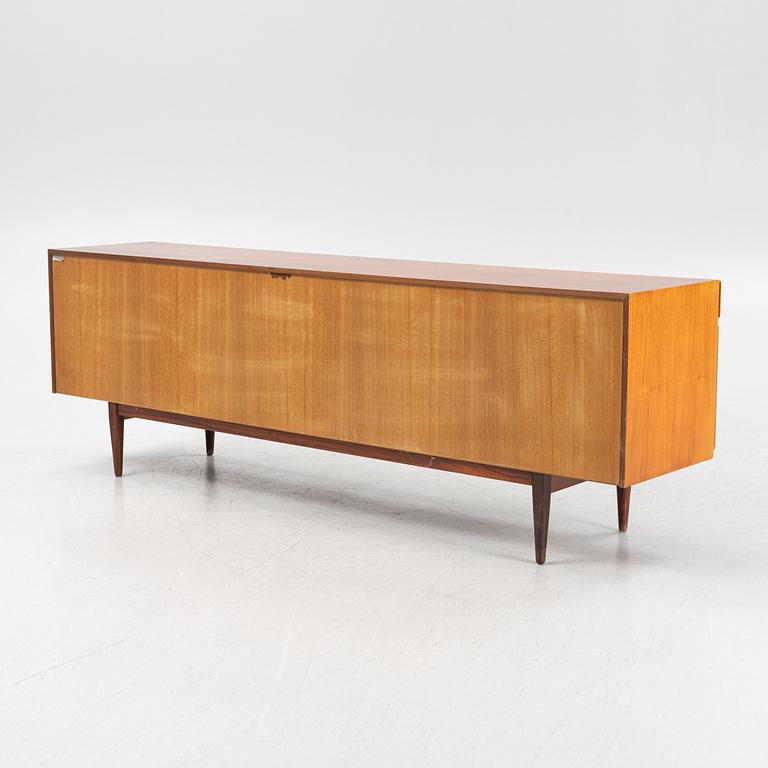 Ib Kofod Larsen, a teak and rosewood veneered sideboard, "FA-66", Faarup Møbelfabrik, Denmark, 1950/60s.