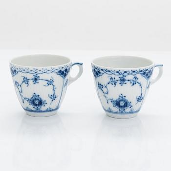 A 31-piece Royal Copenhagen 'Musselmalet' porcelain coffee set.