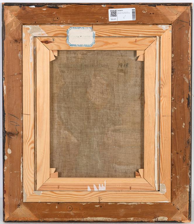 John Jon-And, oil on canvas, signed, verso dated 1918.