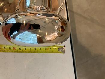 A Swedish silver teapot, mark of Carl-Gustaf Jahnsson, Stockholm 1968.