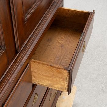 An 18th century cabinet, Sweden.