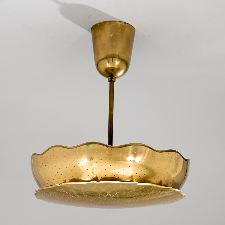 PAAVO TYNELL, CEILING LAMP.  Manufactured by Taito Oy. Late 1940s.