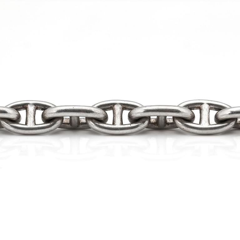 HALSKEDJA, silver, Hermès, Paris. Vikt ca 96 gram.