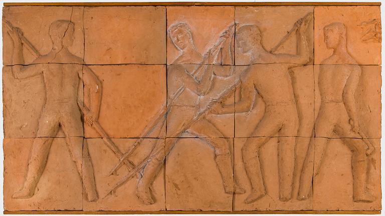 Pekka Kontio, reliefi, triptyykki.