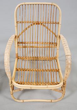 SOFFA samt FÅTÖLJER, ett par, 1900-talets fjärde kvartal.