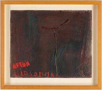 EDDIE FIGGE, mixed media, signed and dated 1968.