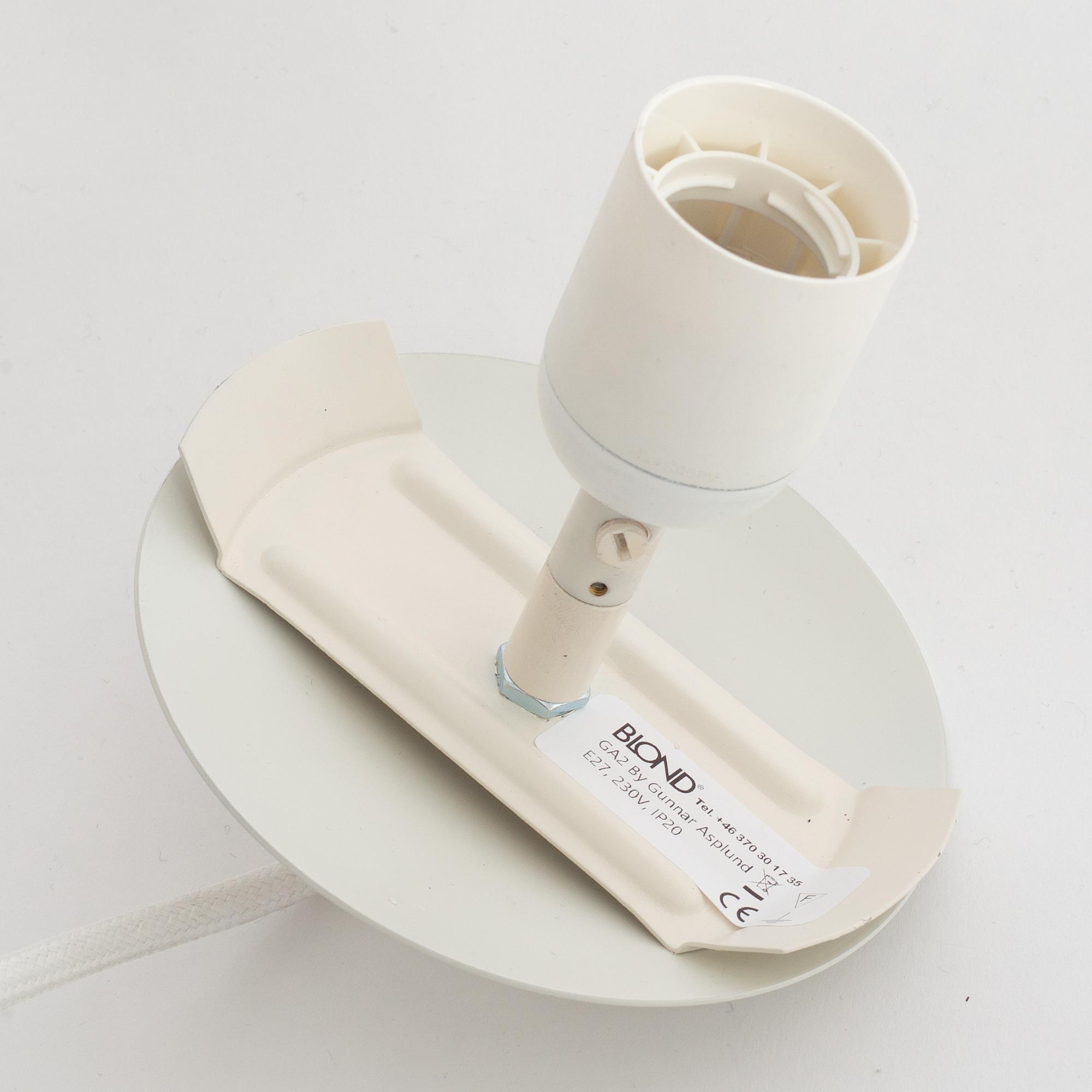 Gunnar Asplund, A GA2 pendandt lamp, Blond Belysning, contemporary.